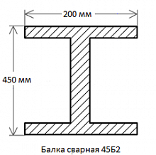 Балка сварная 45Б2