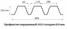 Профнастил окрашенный Н153 0.9х840 длина под заказ