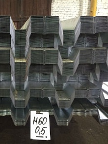 Профнастил окрашенный Н60 0.5х845 длина под заказ