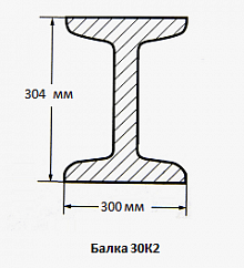 Балка 30К2