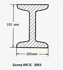 Балка 09Г2С 20К1