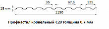 Профнастил кровельный С20 - 0.7 мм