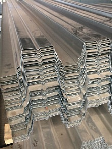 Профнастил оцинкованный Н57 0.9х750 длина под заказ
